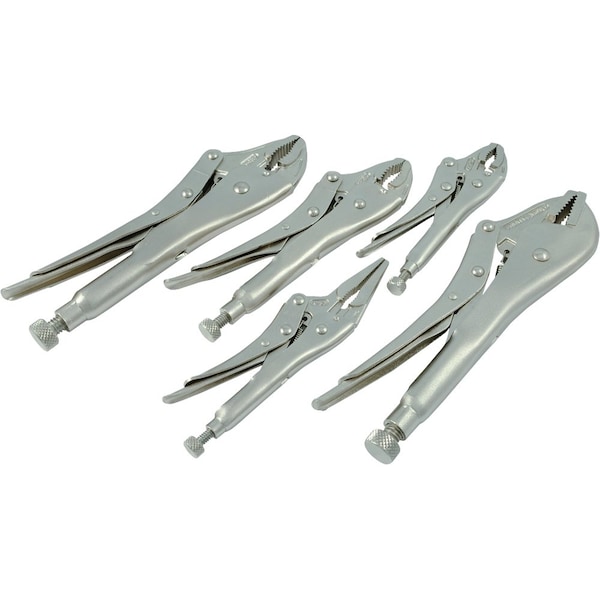 Tools 5 Piece Locking Pliers Set